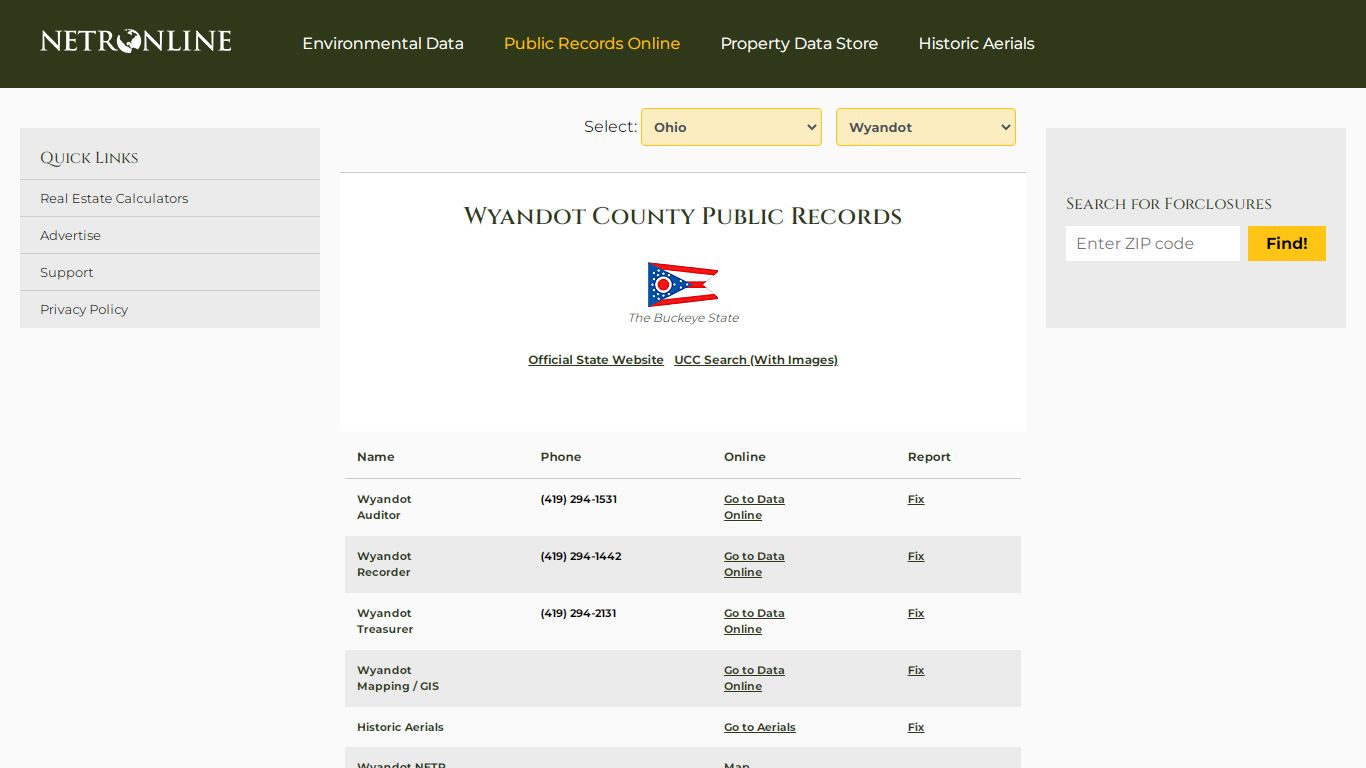 Wyandot County Public Records - NETROnline.com